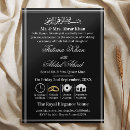 Search for modern indian wedding invitations Black and white