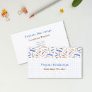 Search for ruler business cards Education