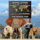 Search for world map puzzles Animals