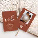 Search for we do invitations Terracotta