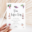 Search for winery bridal shower invitations Vino before vows