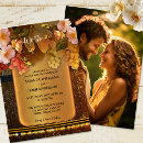 Search for wine and gold wedding invitations Qr code