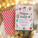 Search for santa claus baby shower invitations Mother to be