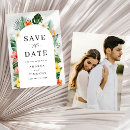 Search for greenery wedding save the dates Botanical