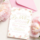 Search for brunch and bubbly baby shower invitations Pink and gold