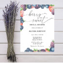 Search for blueberry bridal shower invitations Berry sweet