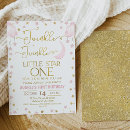 Search for moon 1st birthday invitations Twinkle twinkle little star