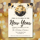 Search for new years eve invitations Black