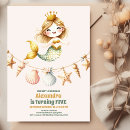 Search for mermaids birthday invitations Magical