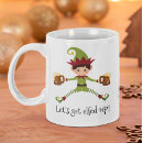 Search for funny christmas mugs Elf