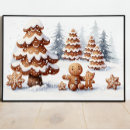Search for gingerbread man posters Snow