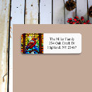 Search for stain glass return address labels Religious