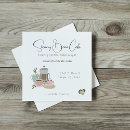 Search for at the cafe business cards Watercolor