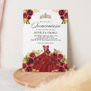Search for red dress invitations Mis quince