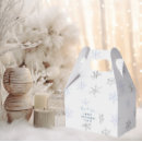 Search for silver favour boxes Baby it's cold outside