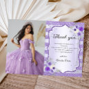 Search for sparkle thank you cards Quinceanera