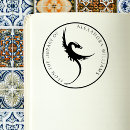 Search for dragon rubber stamps Round