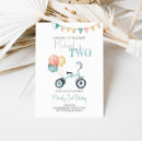 Search for tricycles invitations Blue