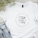 Search for faith over fear tshirts Bible verse