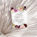 Search for burgundy and green wedding invitations For her