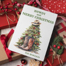 Search for western christmas cards Cowboy