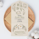 Search for vintage baby shower invitations Boho