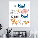 Search for animal kindness posters Be kind