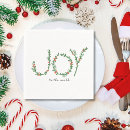 Search for joy of christmas napkins Red