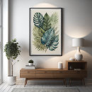 Search for green palm leaf posters Monstera