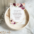 Search for burgundy and green wedding invitations For her