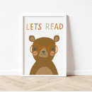 Search for reading kids posters Bear