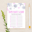 Search for snowflake baby shower games Girl