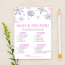 Search for snowflake baby shower games Girl