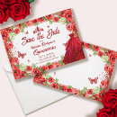 Search for quinceanera save the dates Butterflies