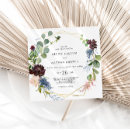 Search for botanical print invitations For her