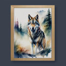 Search for wolf painting posters Forest