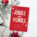 Search for jingle and mingle invitations Red