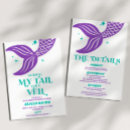 Search for mermaid hens party invitations Bride