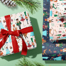 Search for pink and blue christmas wrapping paper Nutcracker