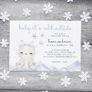 Search for penguin party invitations Baby its cold outside