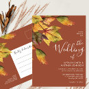 Search for foliage wedding invitations All in one