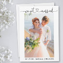 Search for we got married wedding announcement cards Elopement