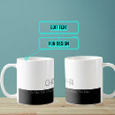 Search for line mugs Black and white
