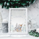 Search for winter wonderland birthday posters Blue