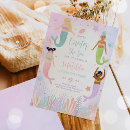 Search for oneder the sea invitations Mermaid party