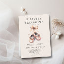 Search for dancing ballerina baby shower invitations A little ballerina