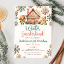Search for gingerbread house birthday invitations Winter