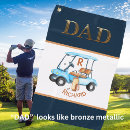 Search for unique golf towels Best dad by par
