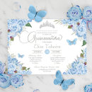 Search for light blue quinceanera invitations Elegant