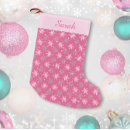 Search for pink christmas stockings Pretty